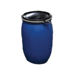 Water Barrel round 120 litre blue